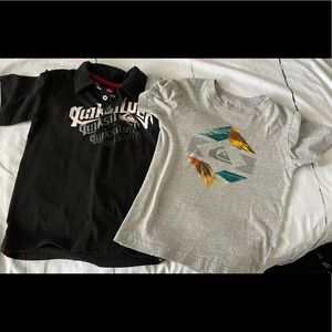 Boys Quicksilver shirt bundle